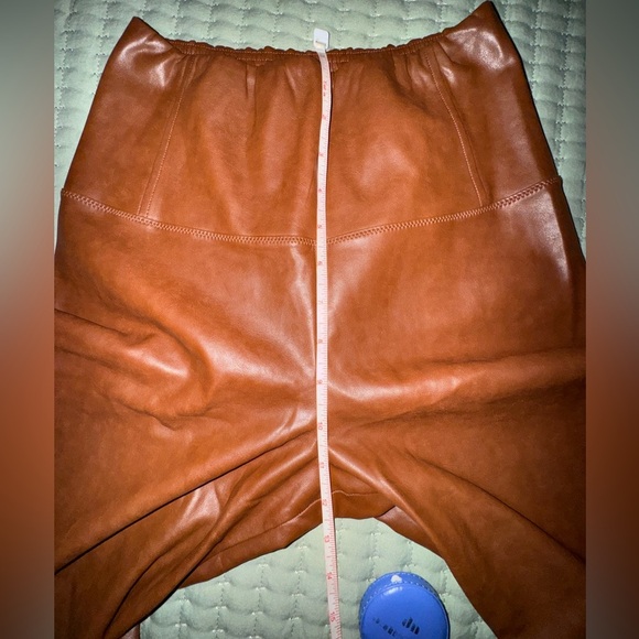 Wilfred Free Melina Vegan Pants/leggings. Cognac color. Size S. EUC. - Picture 5 of 9